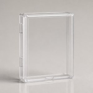 Klarsicht-Klappdeckelbox aus PET